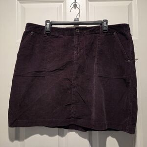 The North Face Purple Corduroy Skirt - Excellent Condition - Size XL